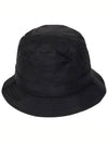 Logo Nylon Bucket Hat Black - STONE ISLAND - BALAAN 3