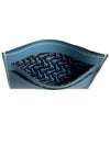 Hermes H085114CAAB Citizen Twill Card Holder Swift Silk Cloche Blue Jean Cabin Wallet TRM - CELINE - BALAAN 5