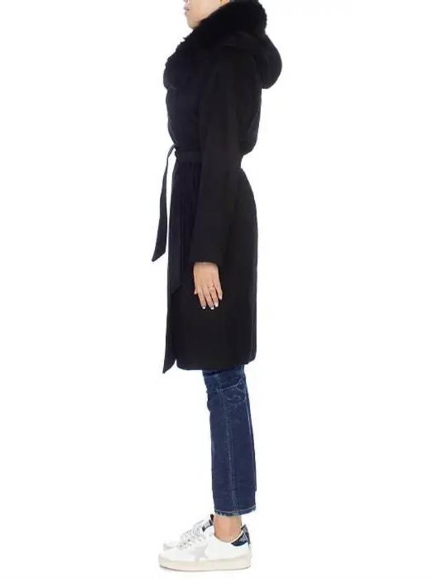 MANGO mango fur coat black 2360161139 - MAX MARA - BALAAN 4