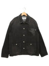 Anagram Workwear Denim Jacket Black - LOEWE - BALAAN 2