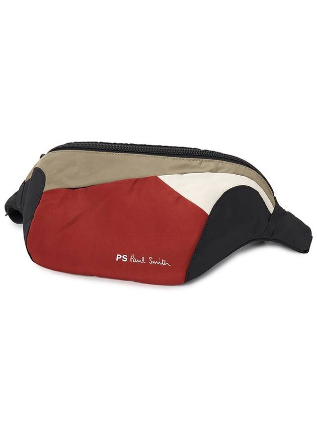 Men's Color Block Hip Sack Belt Bag - PAUL SMITH - BALAAN 5