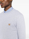 Fox Head Patch Regular Sweatshirt Light Grey Melange - MAISON KITSUNE - BALAAN 3