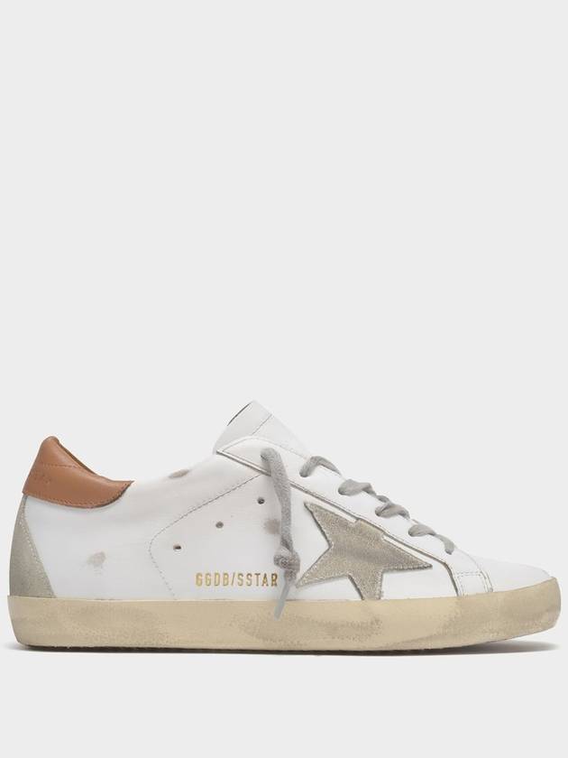 Brown Tab Superstar Classic Low Top Sneakers White - GOLDEN GOOSE - BALAAN 2