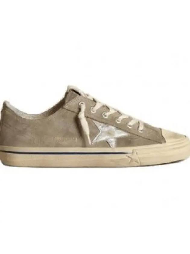 V Star 2 Suede Low Top Sneakers Silver Taupe - GOLDEN GOOSE - BALAAN 2