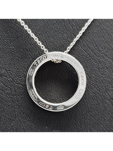 Tiffany 1837 Circle Silver Necklace L389828 - TIFFANY & CO. - BALAAN 1