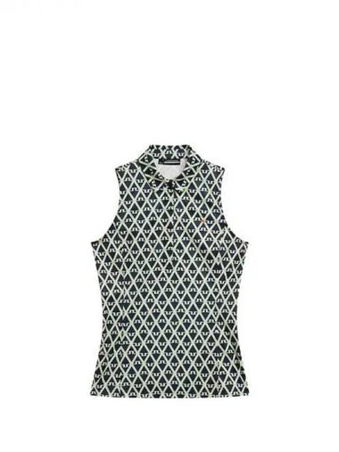 Golf Women s Dena Print Sleeveless Top Geo Navy GWJT09008 O500 Domestic Product GR5Y24061209758 - J.LINDEBERG - BALAAN 1