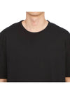 Men's Cotton Short Sleeve T-Shirt Black - PAUL SMITH - BALAAN 6