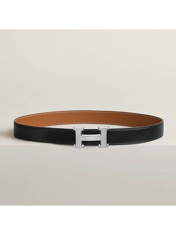 5382 32mm silver matte men s belt black gold H073967CA AA H064544CB 86 - HERMES - BALAAN 1