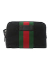 Signature Web Techno Canvas Belt Bag Black - GUCCI - BALAAN.