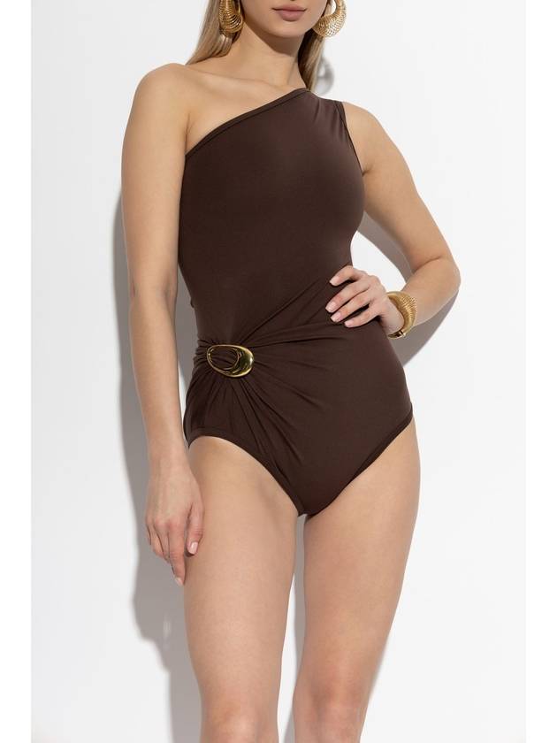 Bottega Veneta One-piece Swimsuit With Appliqué, Women's, Brown - BOTTEGA VENETA - BALAAN 2