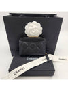 Classic Zipped Coin Purse Grained Calfskin & Gold Black - CHANEL - BALAAN 8