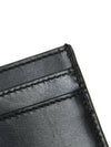 Monogram Card Case in Smooth Leather Black - SAINT LAURENT - BALAAN 9