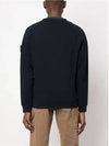 OLD Treatment Wappen Patch Crew Neck Sweatshirt Navy - STONE ISLAND - BALAAN 5