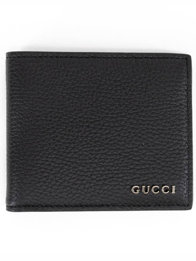 Men's Logo Half Wallet Black - GUCCI - BALAAN 3