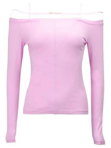 Jacquemus Le T shirt Sierra long sleeve lingerie - JACQUEMUS - BALAAN 1