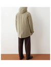 Le Logo Patch Hooded Down Parka Beige - COLMAR - BALAAN 6