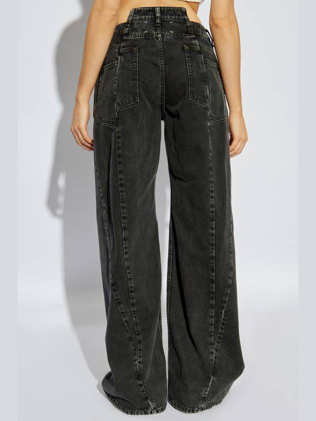 Maison Margiela Jeans With Pockets, Women's, Black - MAISON MARGIELA - BALAAN 4