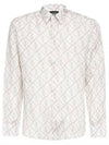 FF Linen Long Sleeve Shirt Rock - FENDI - BALAAN 2