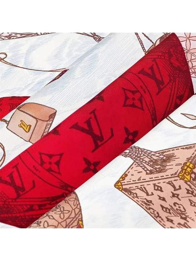 Up And Away Square 90 Scarf Red - LOUIS VUITTON - BALAAN 5