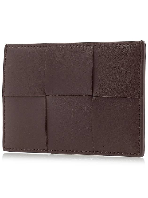 Intrecciato Cassette Card Wallet Light Brown - BOTTEGA VENETA - BALAAN 3