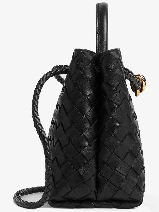 Andiamo Small Tote Bag Black - BOTTEGA VENETA - BALAAN 4