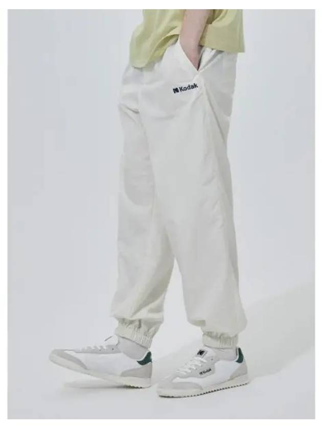 KODAK Apparel woven regular fit jogger pants white - KODO - BALAAN 1