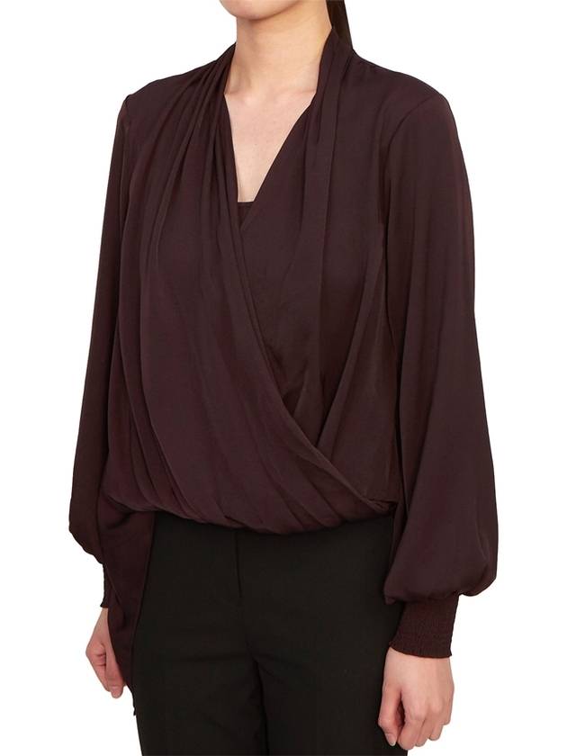 Avi Women's Blouse WM074Z PORT PURPLE - ALLSAINTS - BALAAN 2