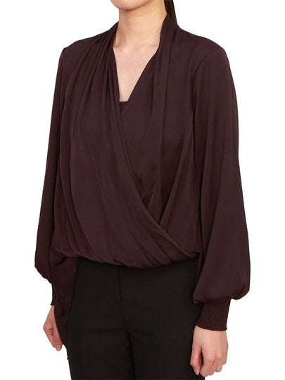 Avi Women's Blouse WM074Z PORT PURPLE - ALLSAINTS - BALAAN 2