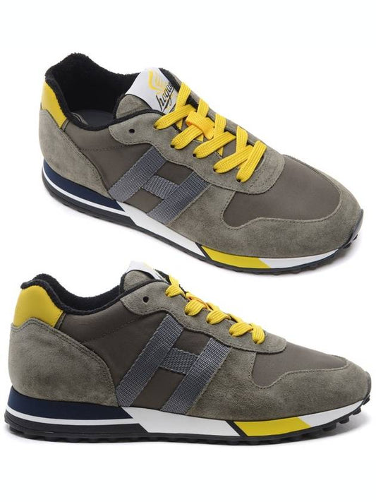 yellow tab low top sneakers gray - HOGAN - BALAAN 2