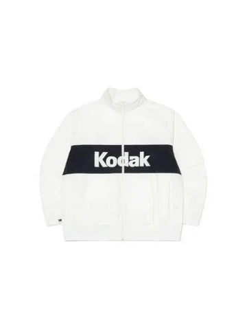 KODAK Apparel big logo color block jacket white - KODO - BALAAN 1