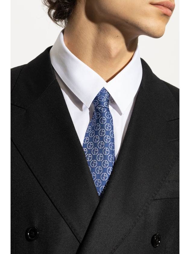 Giorgio Armani Silk Tie, Men's, Blue - GIORGIO ARMANI - BALAAN 2