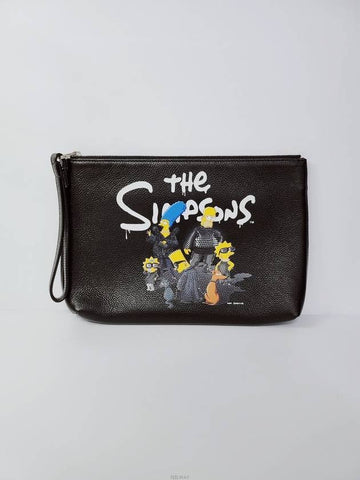 Used luxury goods DHLUX x Simpson collaboration strap shared clutch bag - BALENCIAGA - BALAAN 1