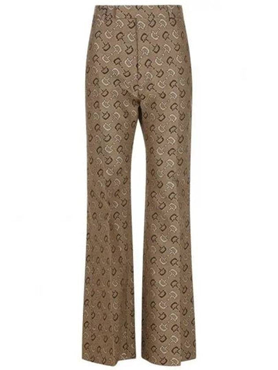 Horsebit Straight Pants Beige - GUCCI - BALAAN 2