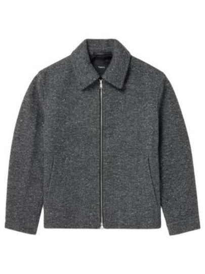 Loft Milo Wool Jacket Dark Pestle Melange - THEORY - BALAAN 2