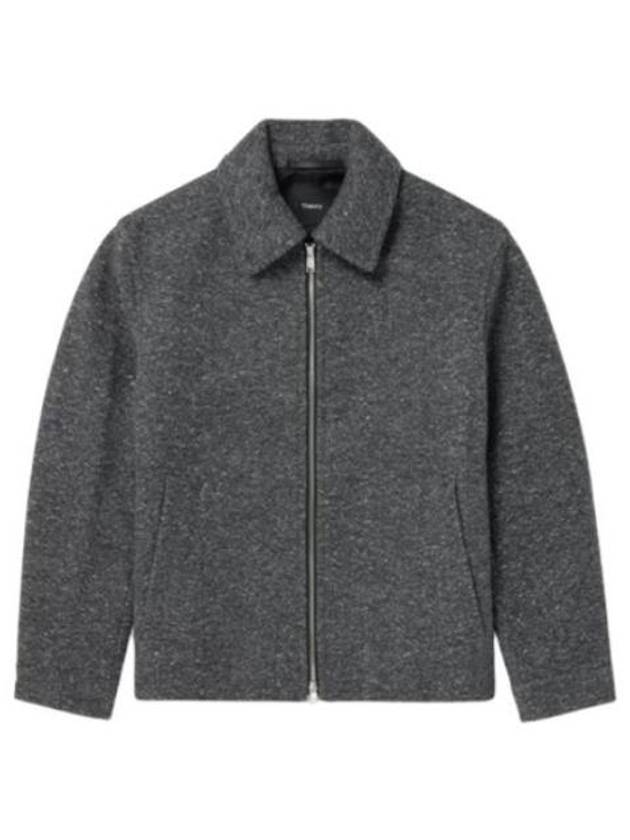 Loft Milo Wool Jacket Dark Pestle Melange - THEORY - BALAAN 1