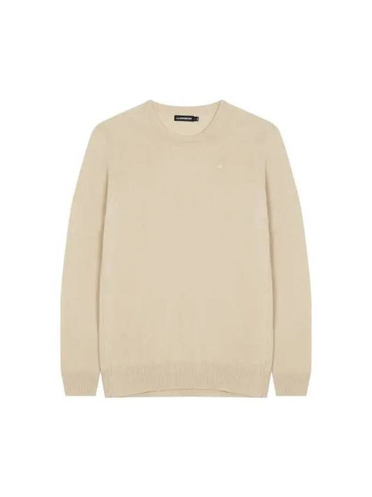 Men Collection Lyle Light Merino Crew Neck Knit Beige 270720 - J.LINDEBERG - BALAAN 1