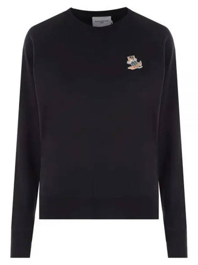 Women's Dressed Fox Patch Adjusted Sweatshirt Black - MAISON KITSUNE - BALAAN 2