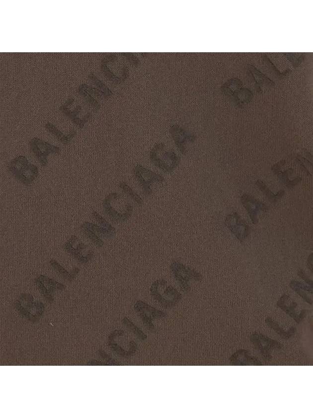 all-over logo print cardigan beige - BALENCIAGA - BALAAN.