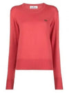 Women's Bea Logo Bea Knit Top Coral Red - VIVIENNE WESTWOOD - BALAAN 2