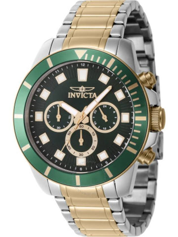 Invicta Pro Diver Chronograph GMT Quartz Green Dial Men's Watch 46048 - INVICTA - BALAAN 1