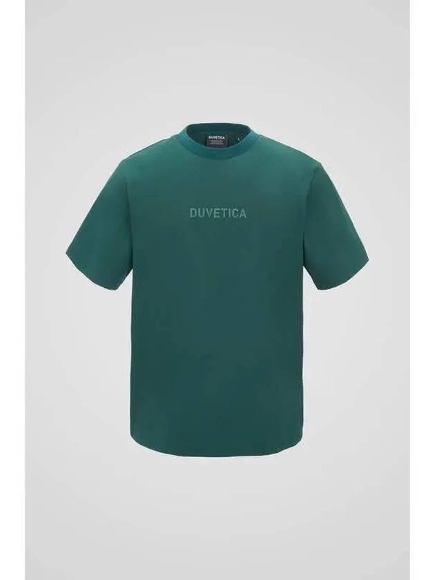 Trena Top Dark Mint Men s Short Sleeve T Shirt Gold - DUVETICA - BALAAN 1