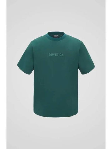 Trena Top Dark Mint Men s Short Sleeve T Shirt Gold - DUVETICA - BALAAN 1