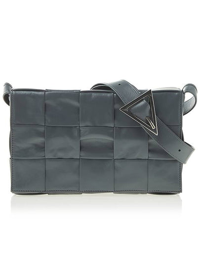 Intrecciato Triangle Buckle Cassette Cross Bag Thunder - BOTTEGA VENETA - BALAAN 2