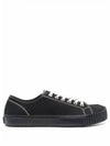 Tabi Cotton Low Top Sneakers Black - MAISON MARGIELA - BALAAN 2