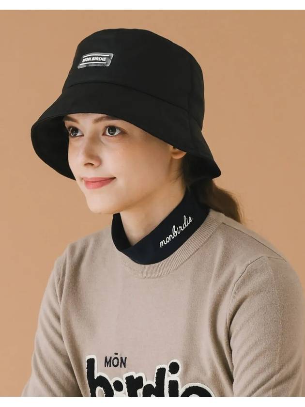 Mongbuddy PU Bucket Hat BLACK - MONBIRDIE GOLF - BALAAN 3