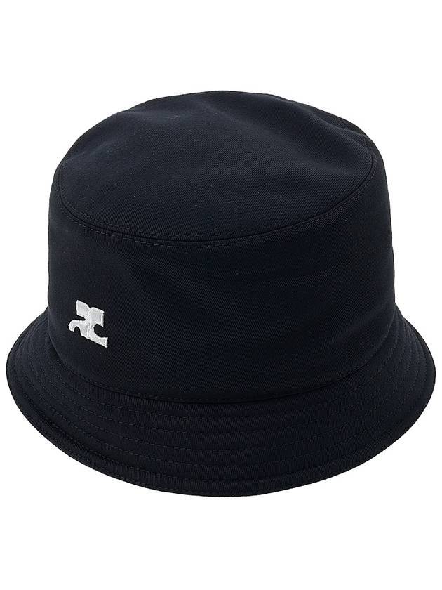 Signature Cotton Bucket Hat Black - COURREGES - BALAAN 11