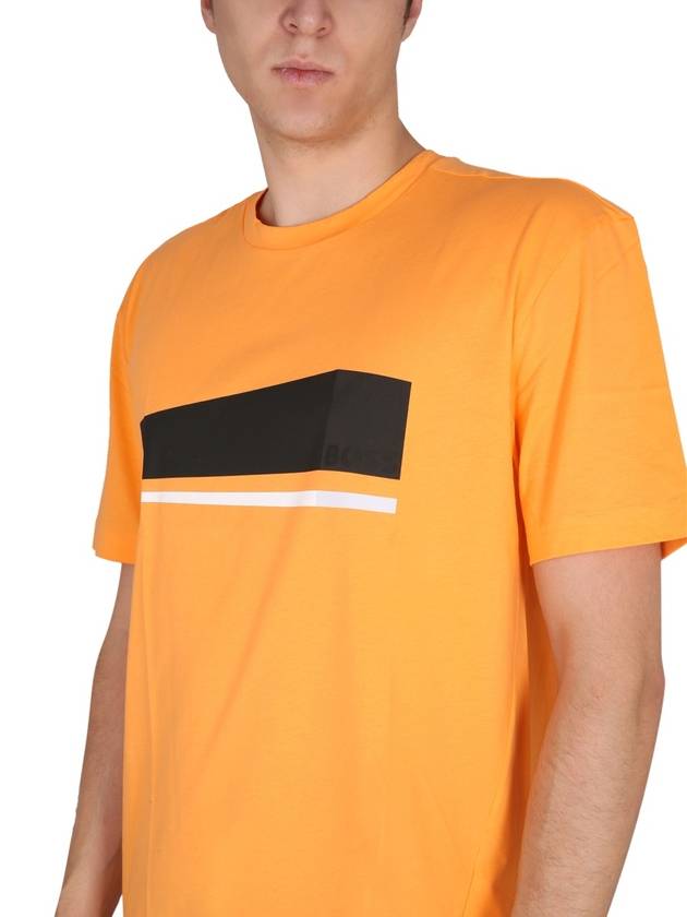 LOGO PRINT T-SHIRT - HUGO BOSS - BALAAN 4