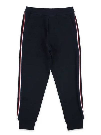 Kids Logo Patch Three Stripes Training Pants Navy 8H00004 809AG 778 8 10A - MONCLER - BALAAN 2