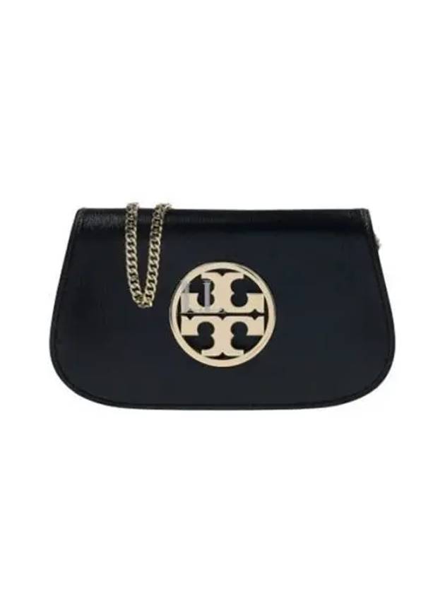 Reva Leather Cross Bag Black - TORY BURCH - BALAAN 2