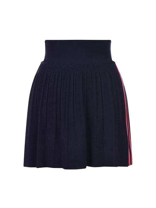 Tab color combination pleated skirt MK3WS350 - P_LABEL - BALAAN 1